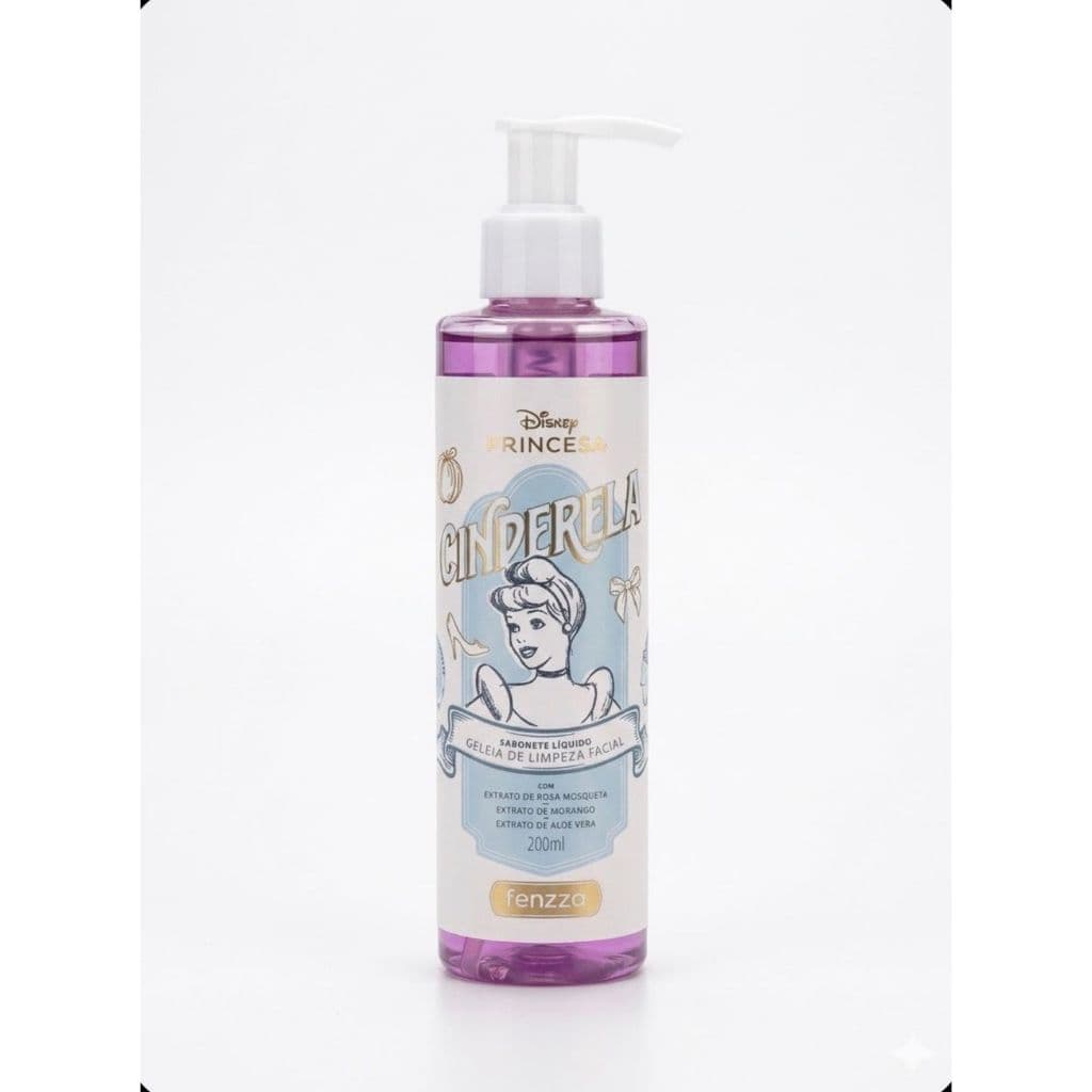 Sabonete Facial Fenzza Cinderela 200ml ✨ Gel Limpeza Profunda Hidratante Pele Macia Pronta Entrega