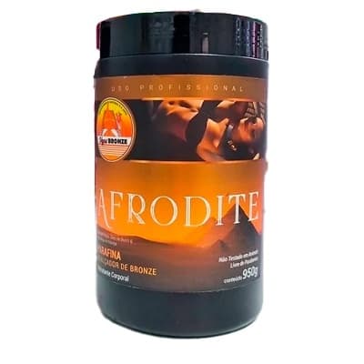 Parafina Creme Profissional 950g Efeito Bronzeado e Nutrição Profunda -Parafina Afrodite 950g