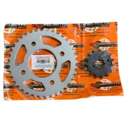 Kit coroa e pinhão competição 38x15 Titan 125 PGD
