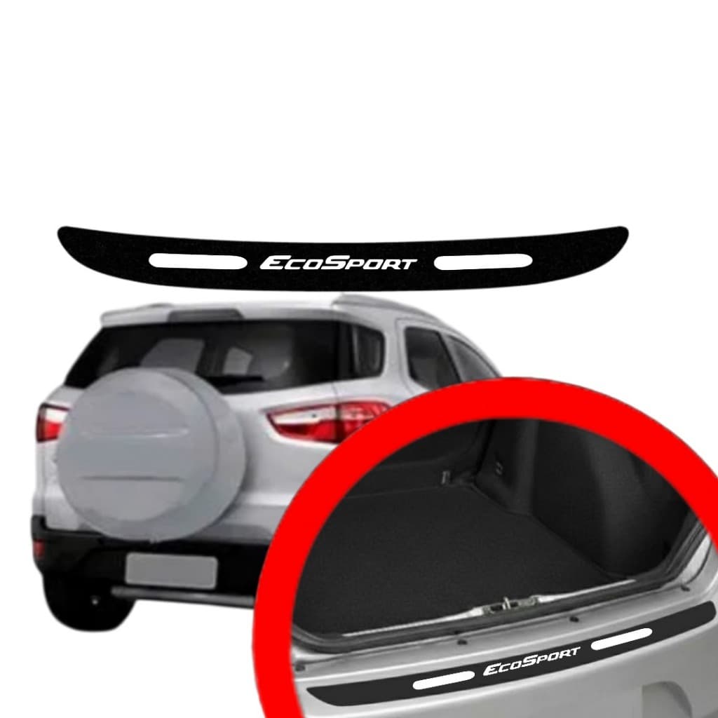 SOLEIRA PROTEÇAO PORTA MALA ECOSPORT UNIVERSAL PARA CARRO AUTOMOTIVO PERSONALIZADA VARIAS CORES