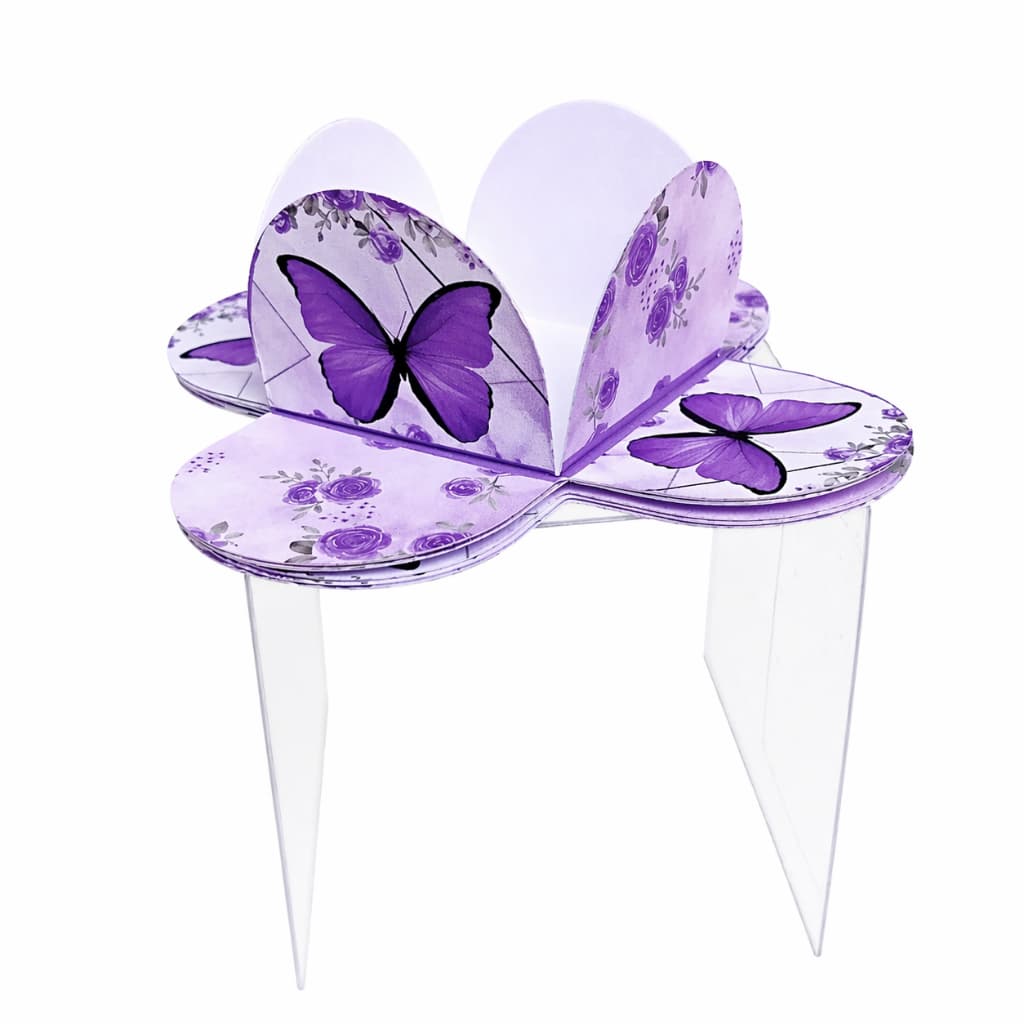 Kit Forminhas para docinhos Borboleta lilás roxa - Brigadeiro Aniversário - Envio Imediato
