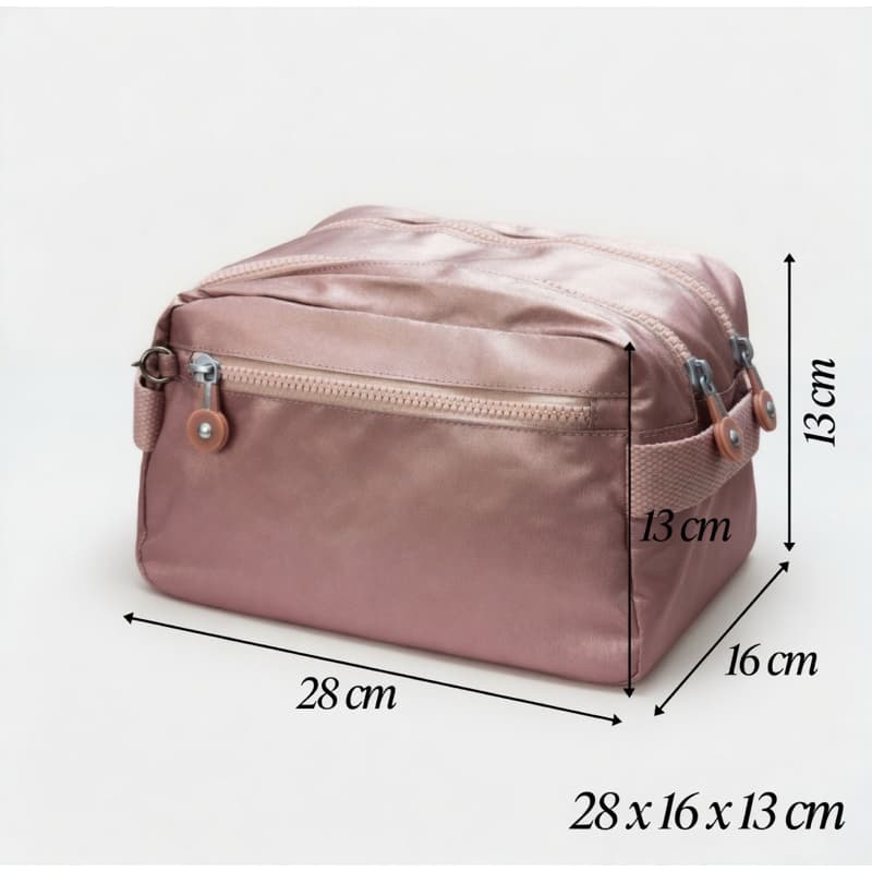 Necessaire Organizadora Viagem Vários Compartimentos Impermeável Bolsa Maquiagem Frasqueira