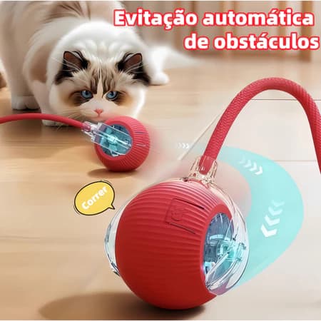 Bola Brinquedo Automática Inteligente Anti Tédio Brinquedo Pet para Cães e Gatos Resistente De Rolamento Automática Caud