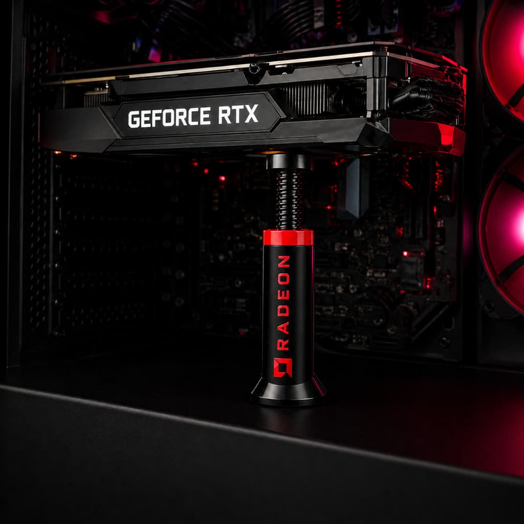 Suporte para Placa de Vídeo GPU Ajustável Anti Empenamento Universal Gamer