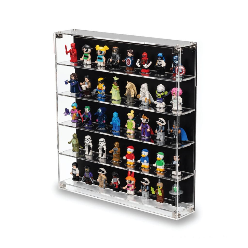 Expositor Para Lego Display com Proteção UV Coleção Mini Figuras