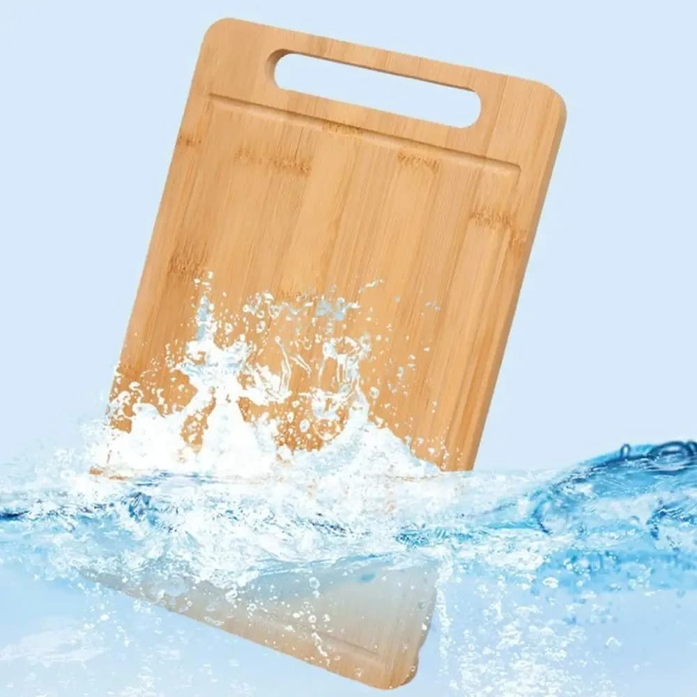 Tábua de Corte de Bambu Churrasco Masterchef 34x24cm - Antibactericida e Ecológica