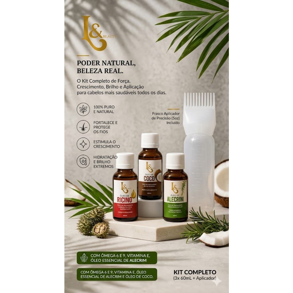 Óleo Capilar Terapia Misturinha Kit ou Com Aplicador