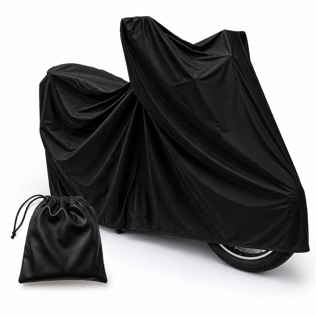 Capa Moto Couro Sintético 100% Impermeável + Bolsa | Alta Durabilidade