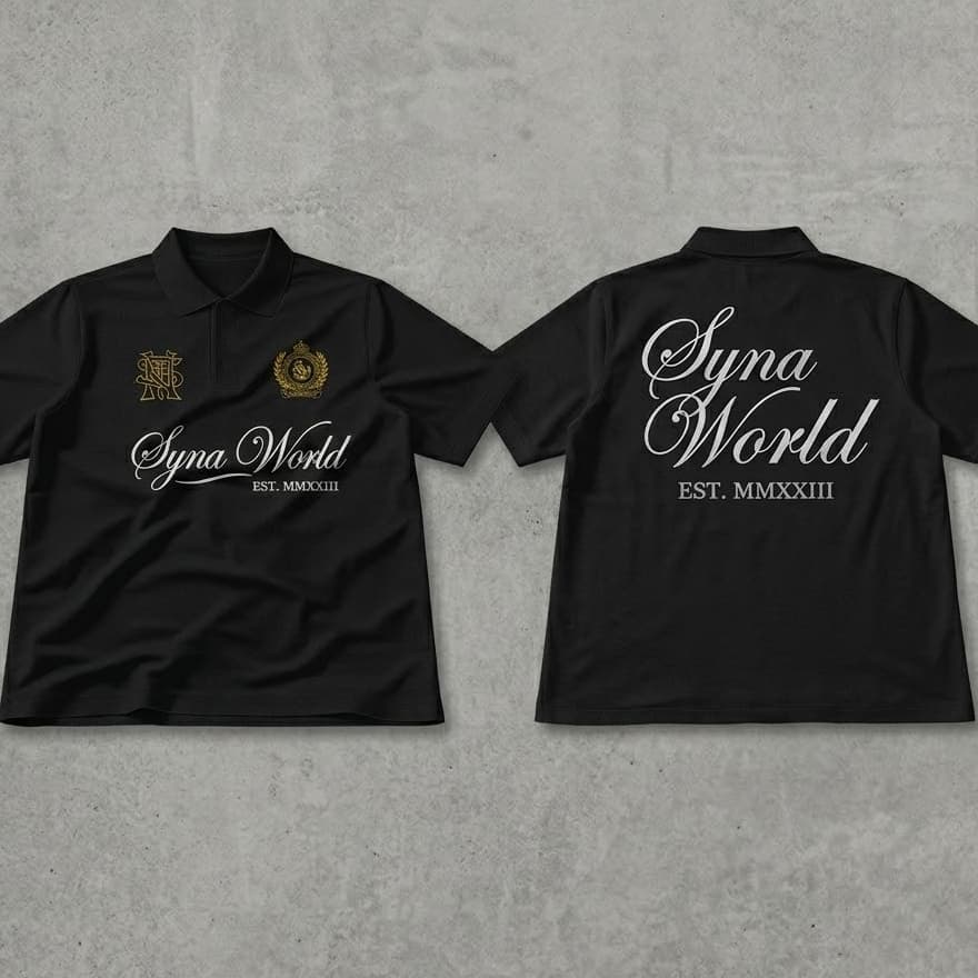 Camisa Polo Unissex word em algodão