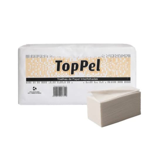 PAPEL INTERFOLHA TOPPEL 19X21CM 100% CELULOSE