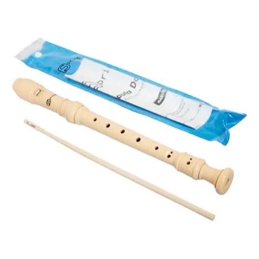 Flauta Doce Barroca Soprano Spring SG-FLB Marfim Iniciante