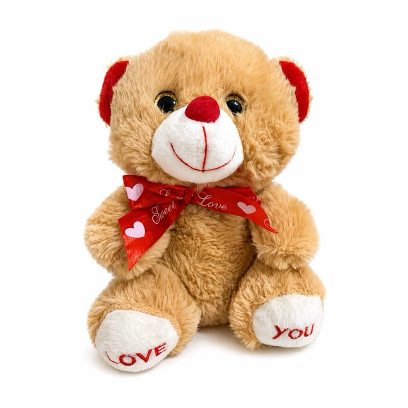 Pelúcia brinquedo urso caramelo “Te Amo”