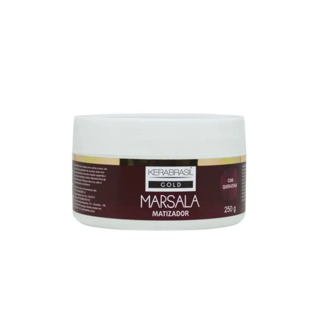 Máscara Matizadora Marsala Capilar 170g – Kerabrasil