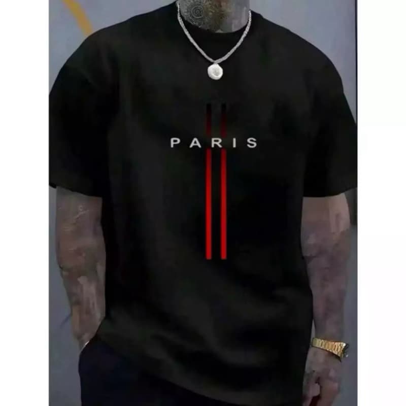 Camiseta Masculina Estampa Paris Vertical, camiseta 100% algodão, camiseta básica, Paris vertical,,