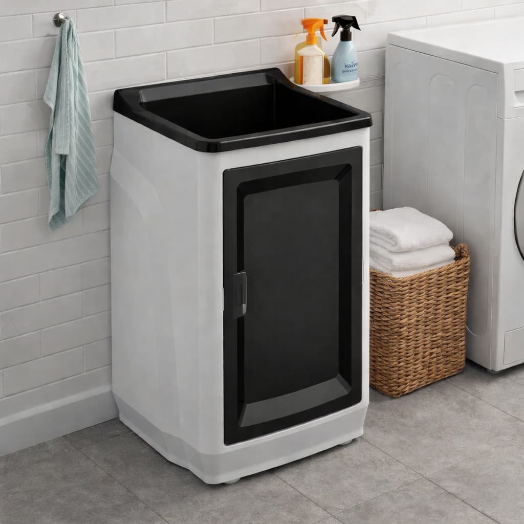 Gabinete para Tanque de Lavanderia Astra 22L em Polímero Resistente à Água com Proteção UV