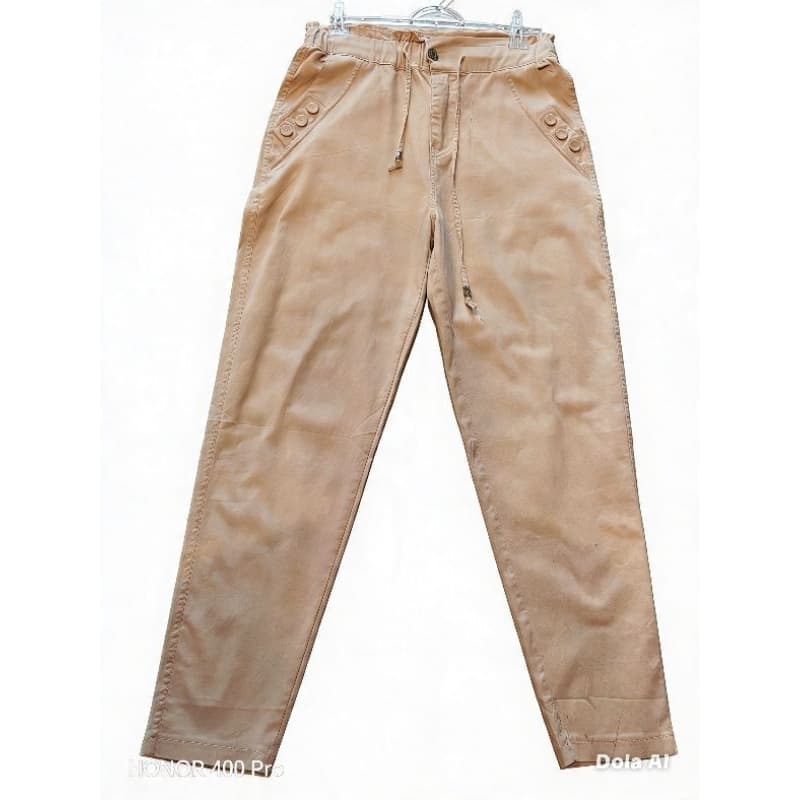 calça de sarja com elastano#M2207