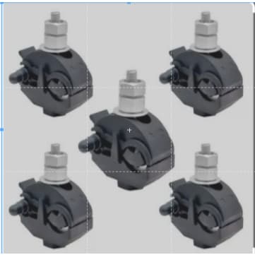Kit até 5 peças, Conector perfurante 10-70/ 95, derivação 1,5 a 10mm Vampiro, Morcego, Piranha, Pirceng