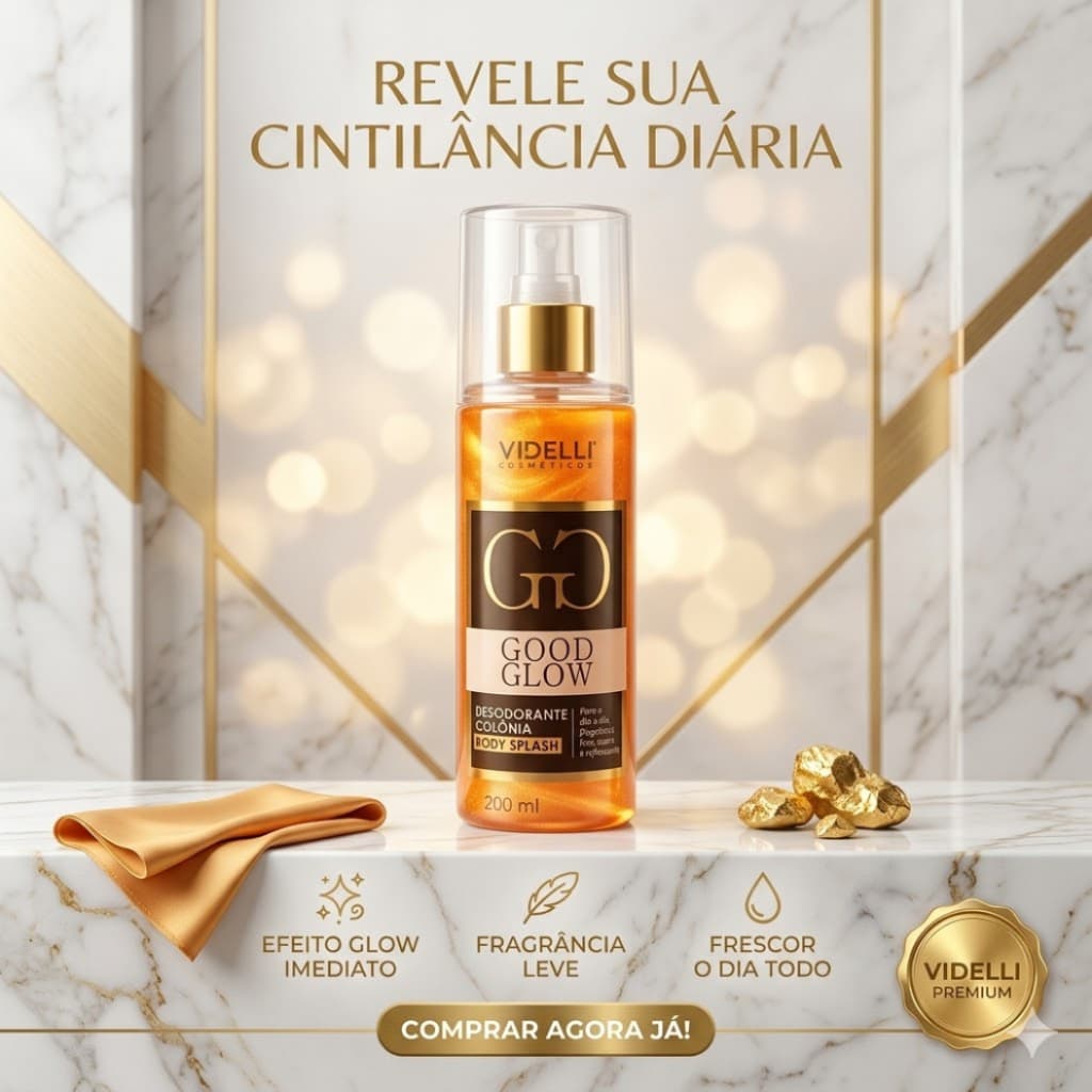 Desodorante Colônia Body Splash Good Glow Forbelle Professional - 200 mL