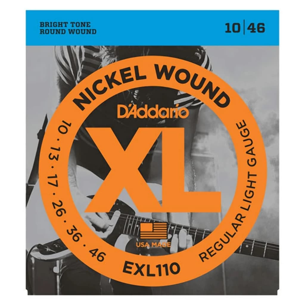 Encordoamento Exl110-b D'addario Guitarra 0.10-0.46 + Extra