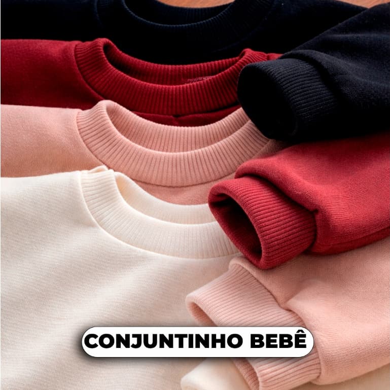 Conjunto Infantil Moletom Menino Menina