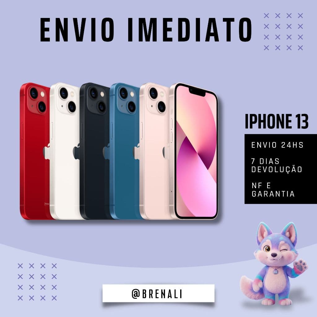 iPhone 13 / 13 Pro / 13 Pro Max Apple - 128GB e 256GB | Original Garantia 12 MP Camera IOS