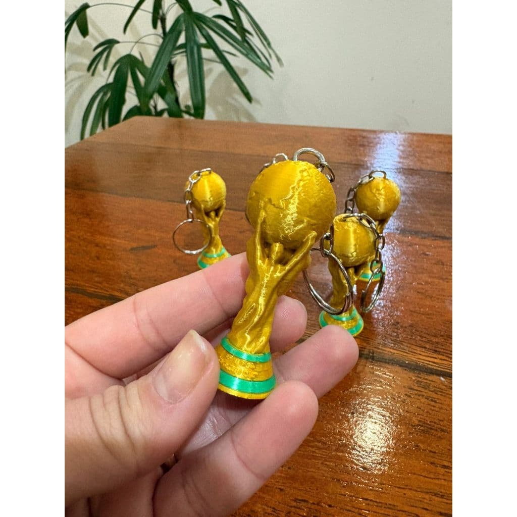 Kit Chaveiros Taça  - Futebol Lembrancinhas Brinde Acessório Impressão 3D