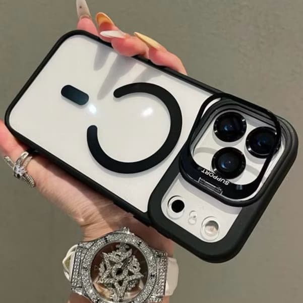 Capa Transparente Magnética MagSafe para iPhone | Anti Impacto com Proteção Total da Câmera