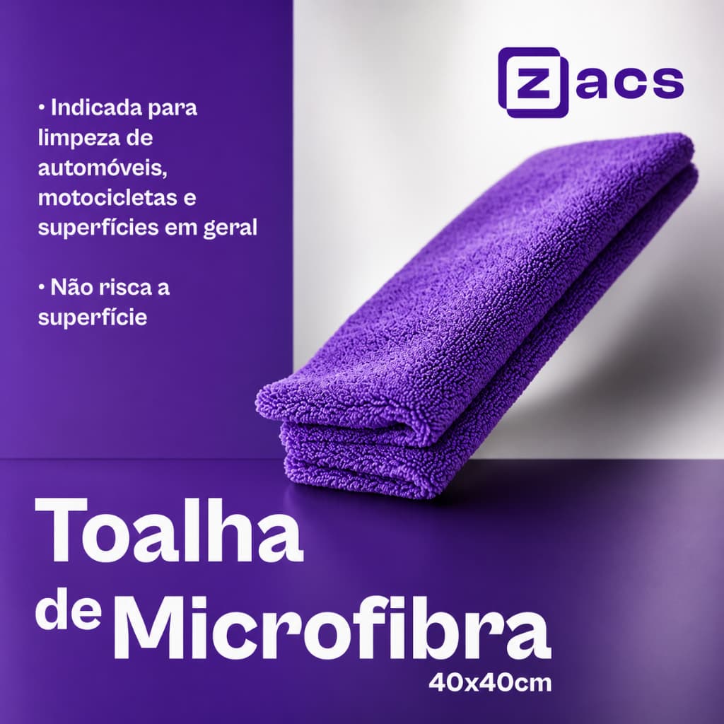 TOALHA DE MICROFIBRA 40X40