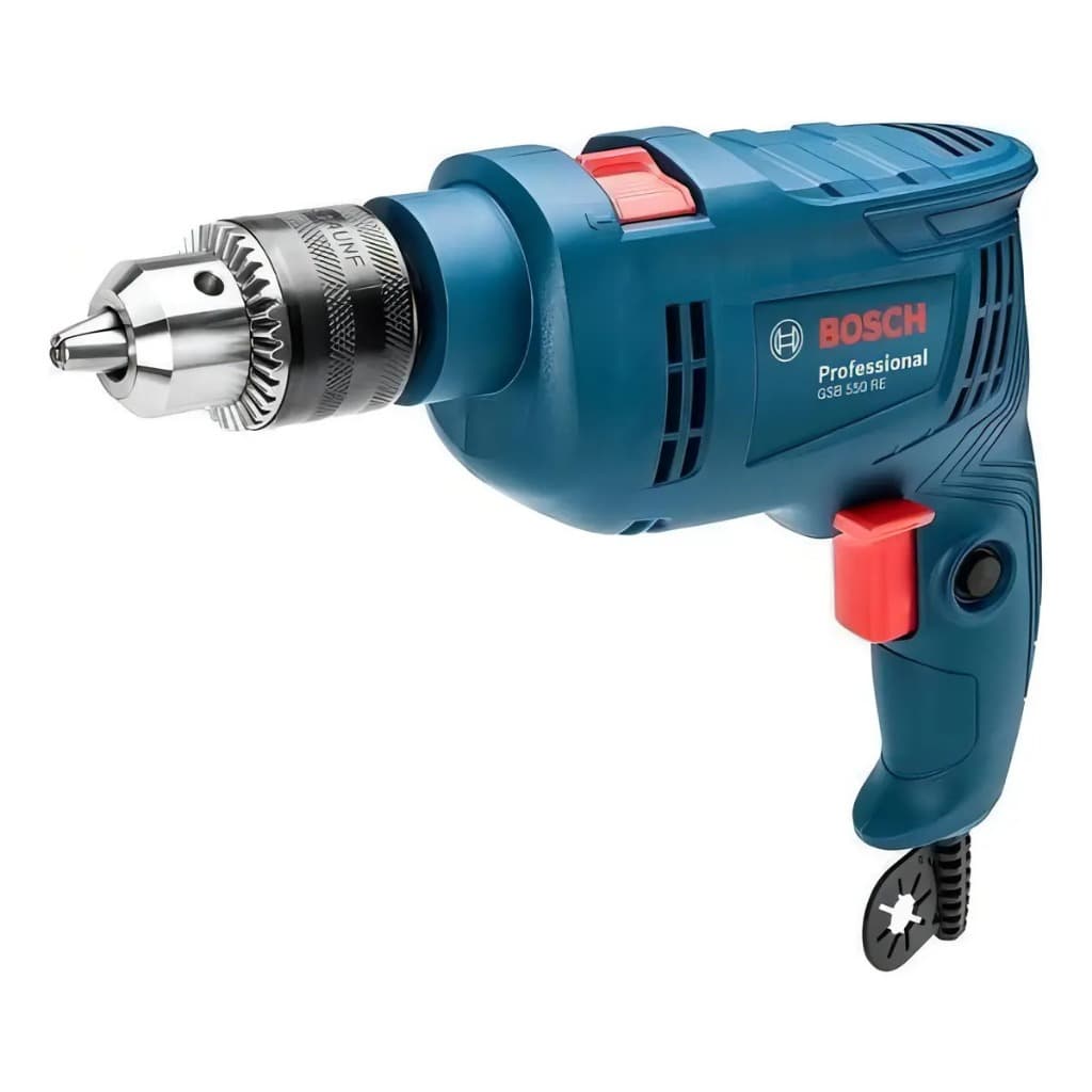 Furadeira de Impacto Bosch 1/2 550w Com função Reversão GSB 550RE