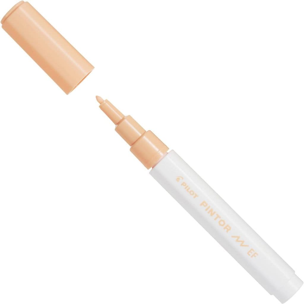 Marcador Pintor Pilot Ponta EF 0.7mm - Laranja Pastel