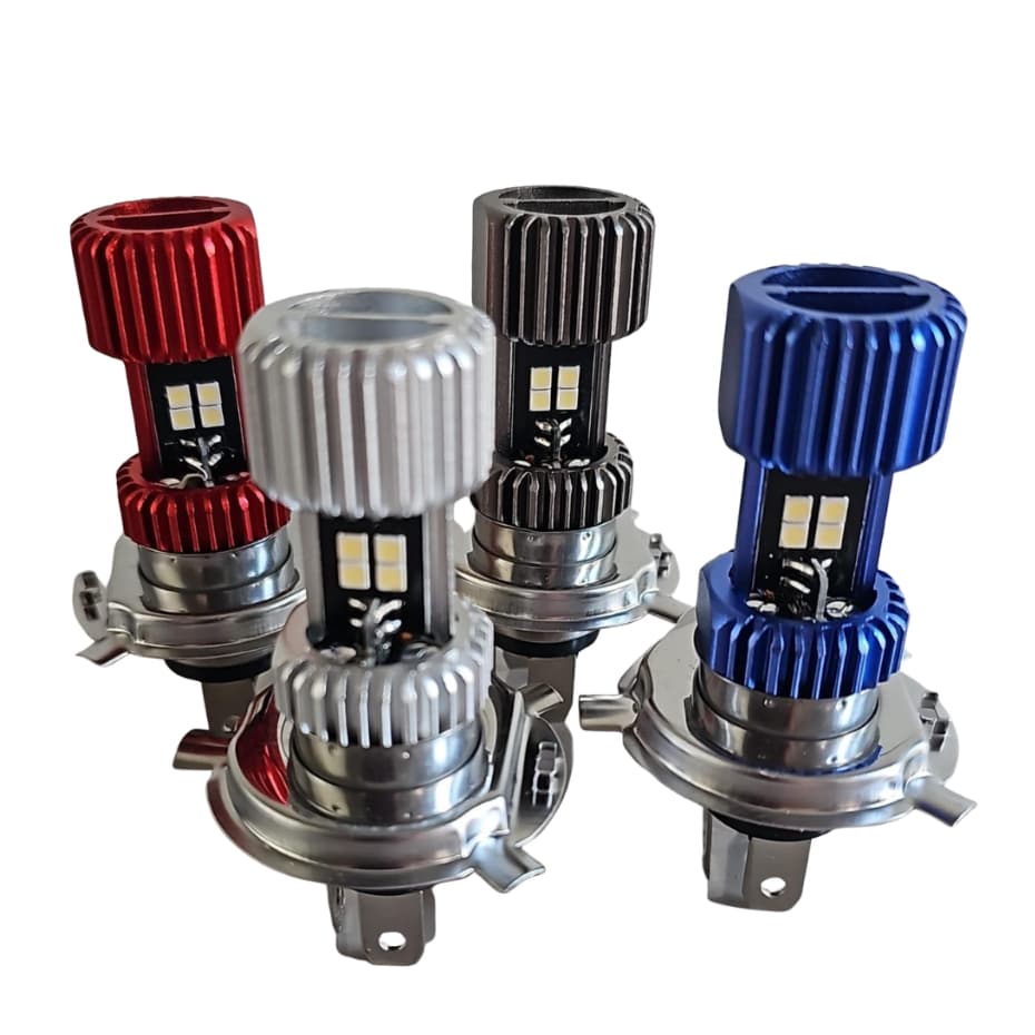 Lâmpada Led Para Farol H4 Halogênio 8w/12w