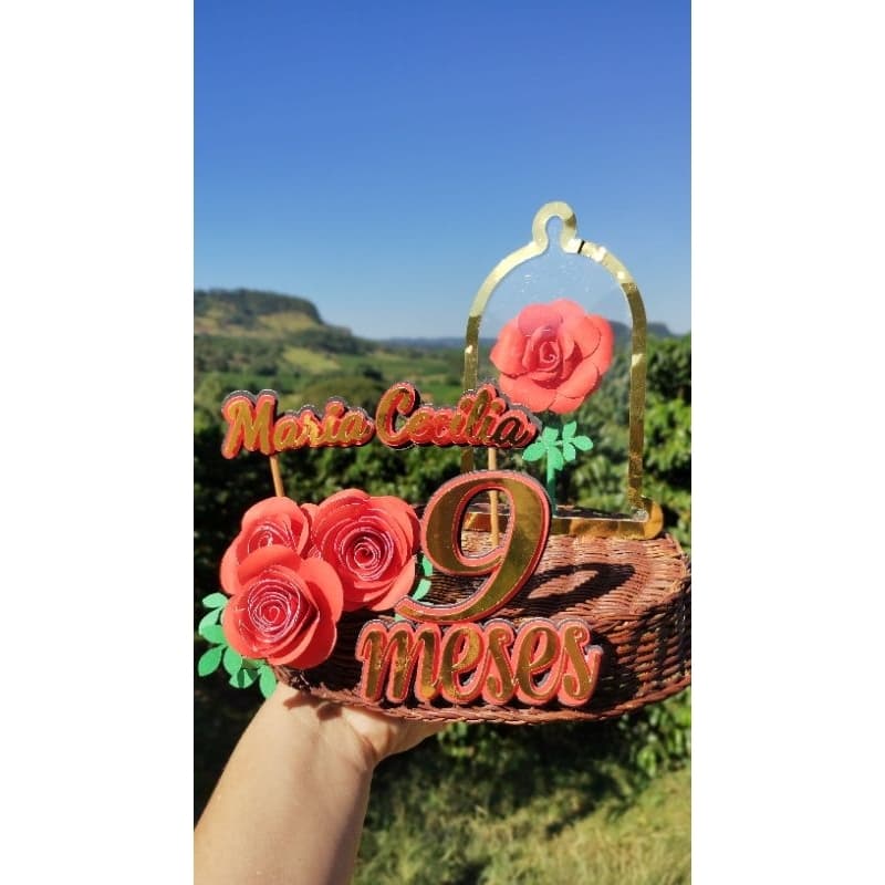 topo de bolo A bela e a fera, Topper de bolo A bela e a fera, topo de bolo Bela