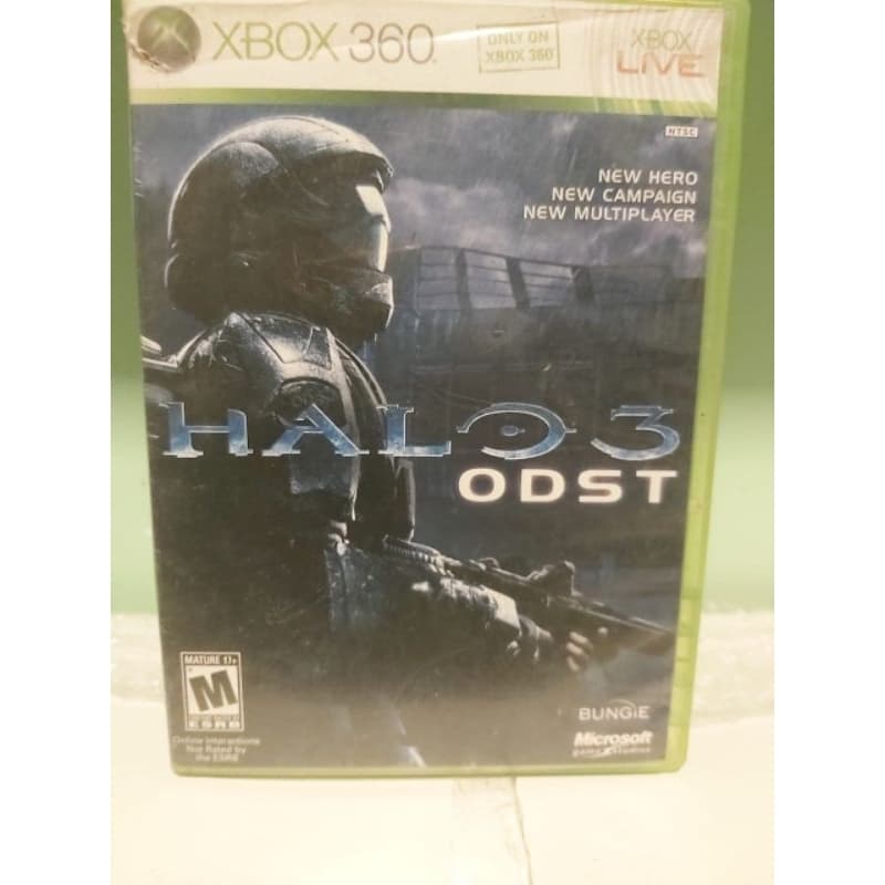 Hallo3 ODST Só 1 CD-Complete Multiplayer Xbox360 Original Mídia