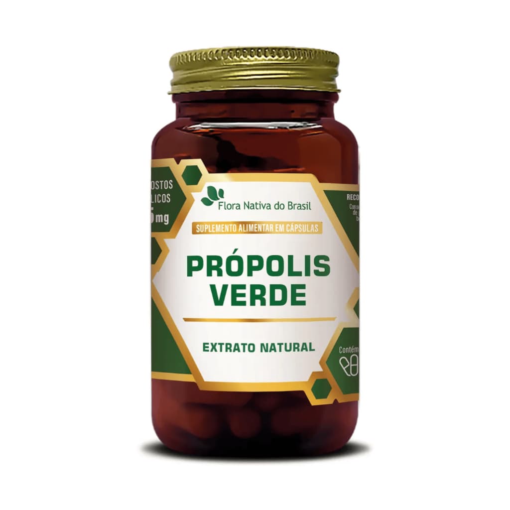Própolis Verde Extrato Seco 60 Cápsulas Flora Nativa