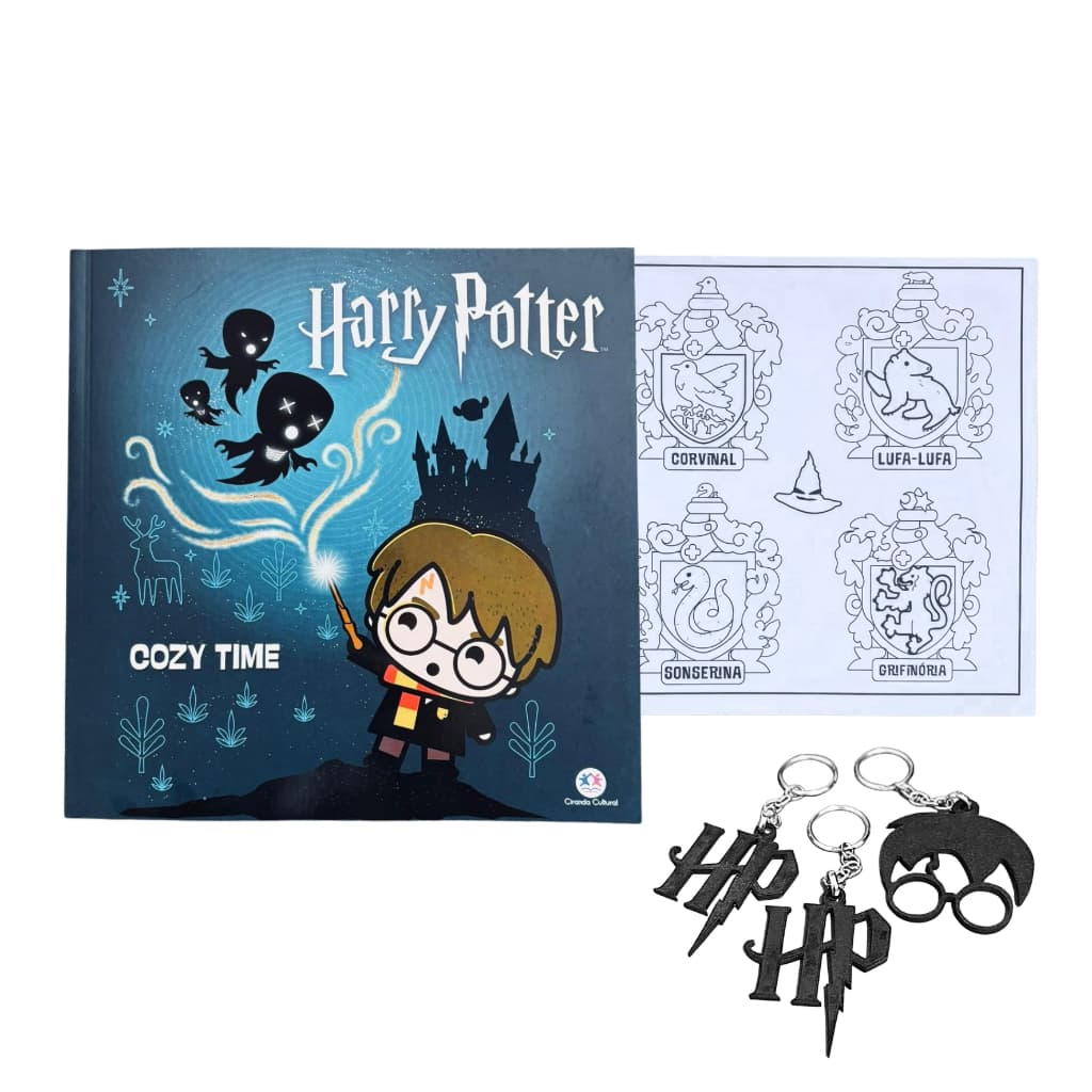 Livro Harry Potter para Colorir e Pintar - Modelo Cozy Time Original