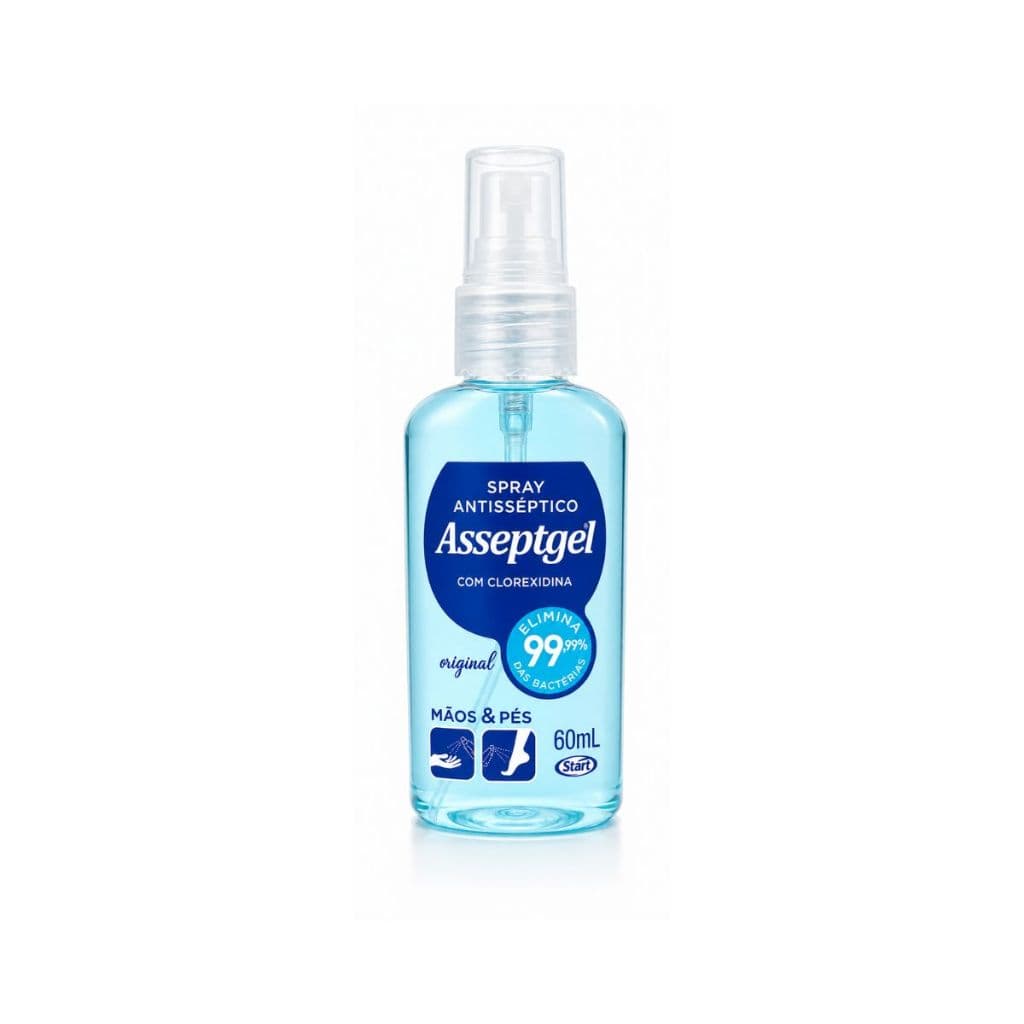 Spray Antisseptico com Clorexidina 60ml Asseptgel Start