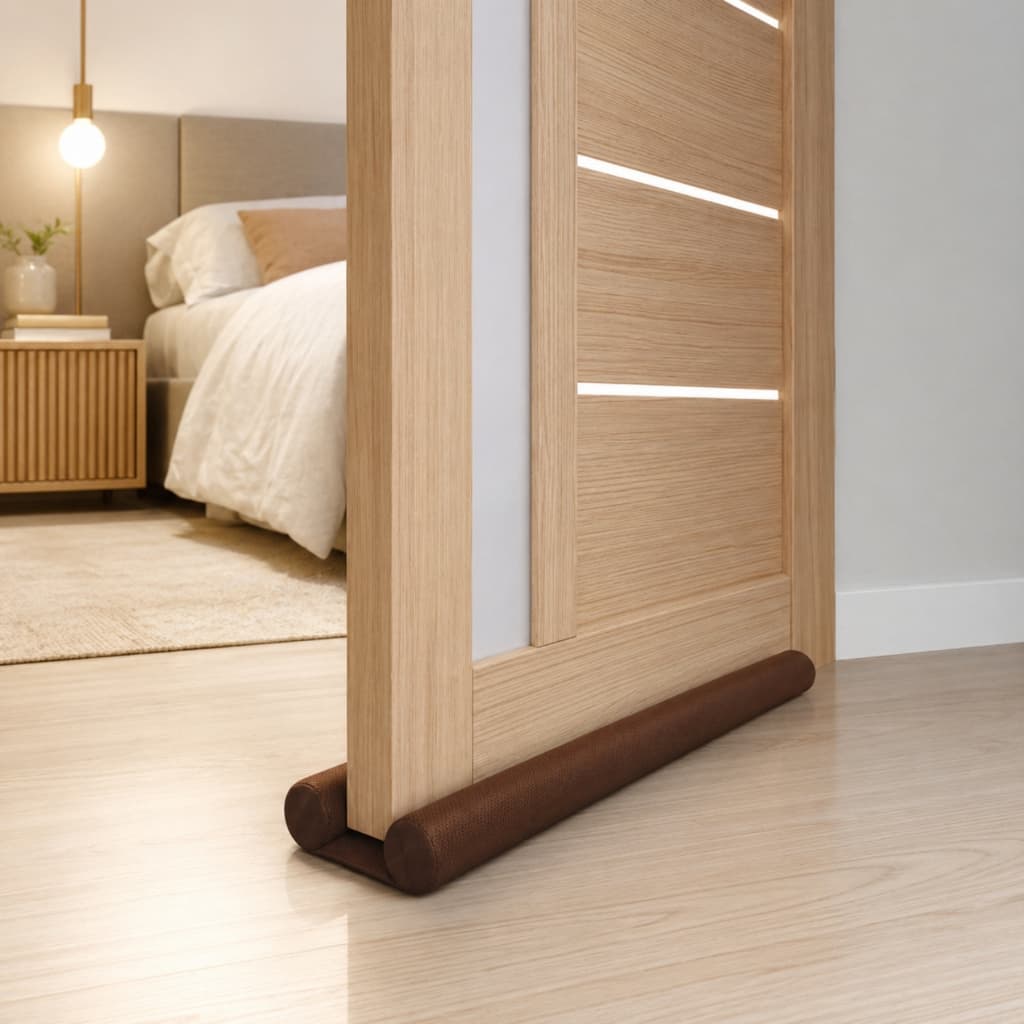Protetor Veda Porta 80cm Nylon Resistente Anti Ruído Insetos