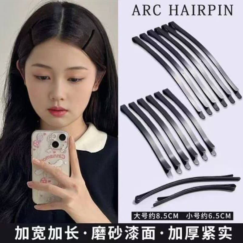 12/36/72 unidade Grampos Tic Tac Preto para Cabelo – Fixação Forte e Discreta
