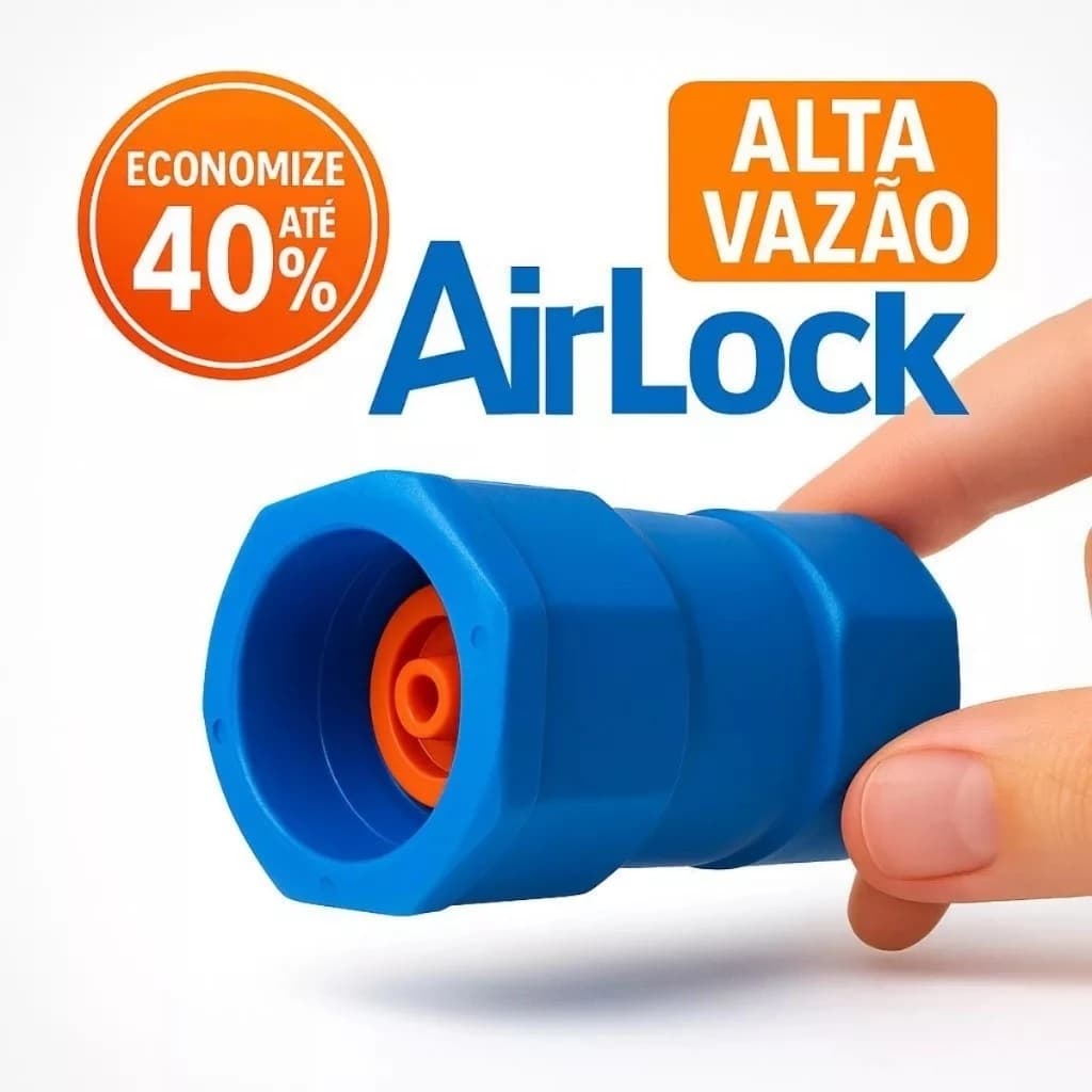Bloqueador De Ar Hidrômetro 25mm 3/4 Válvula Bloqueadora Retenção Reduz Conta Água Valeplast