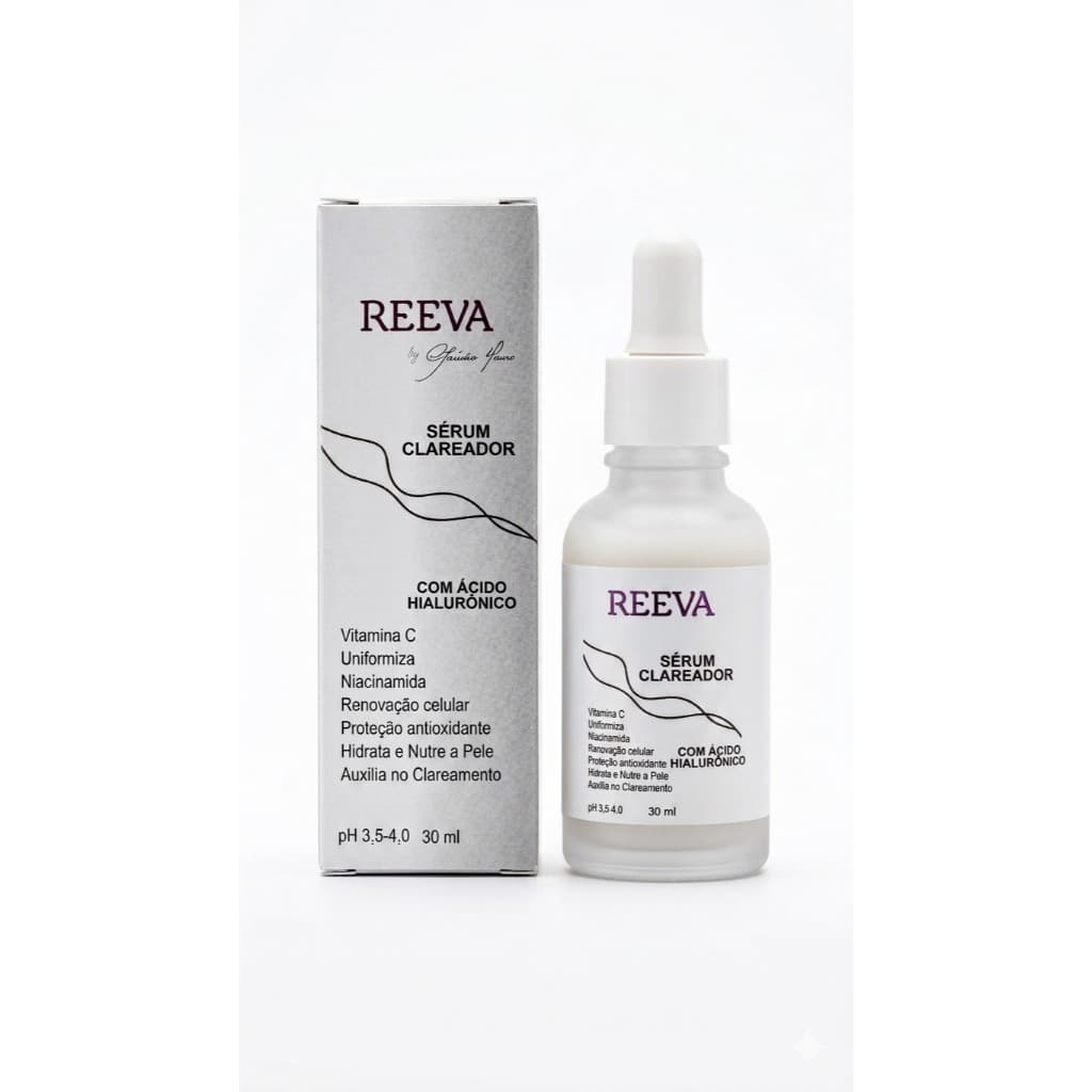 Sérum Clareador REEVA com Ácido Hialurônico 30ml