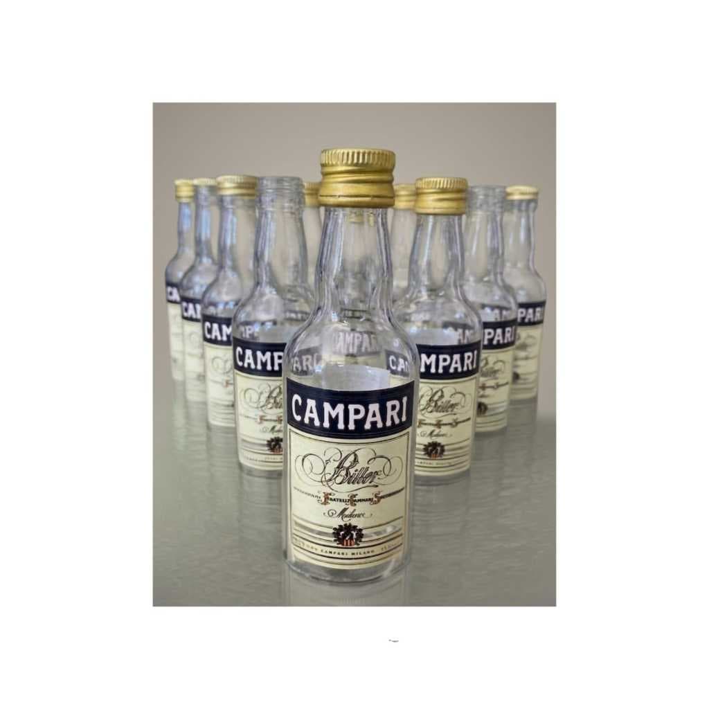 Mini Garrafinha Campari 50ml Personalizada Lembrança Festa Boteco Chá Bar Aniversário tardezinha casamento PET padrinhos