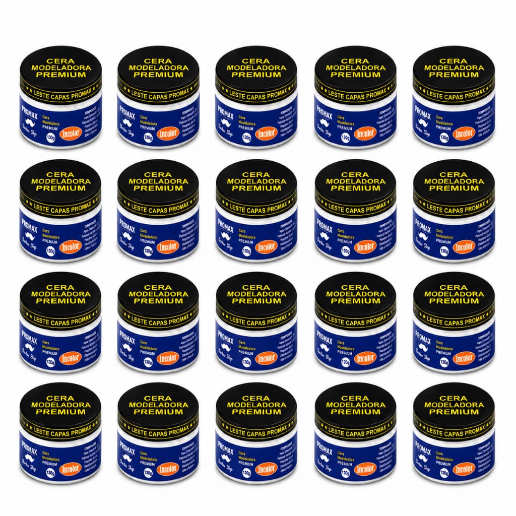 Kit Cera Modeladora Promax 130g cera modeladora, pasta modeladora, pomada cabelo pomada efeito natural, cera fixação