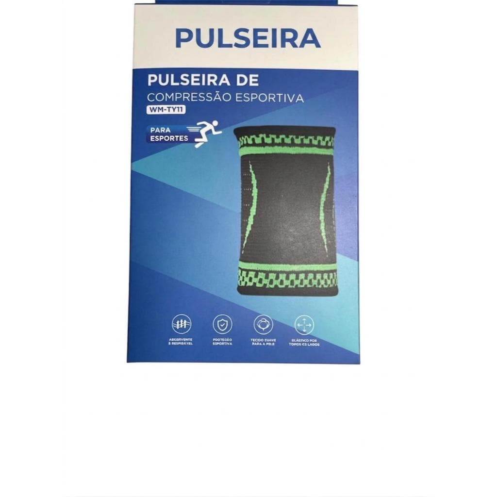 Par de Pulseira de compressao esportiva  - Proteção Articular e Estabilidade para Treinos e Esportes