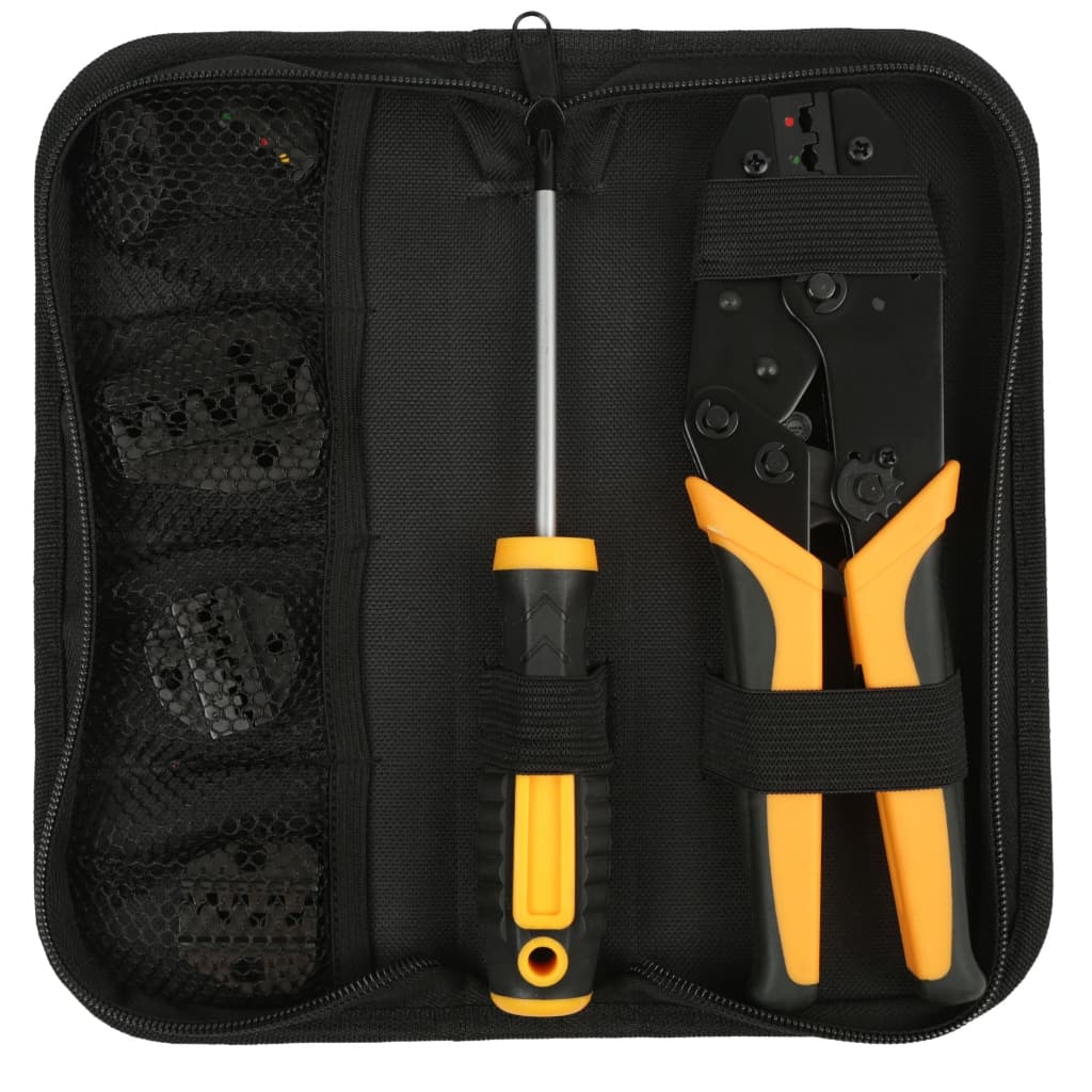 Kit Alicate Crimpador Para Terminais Com Estojo Wassay