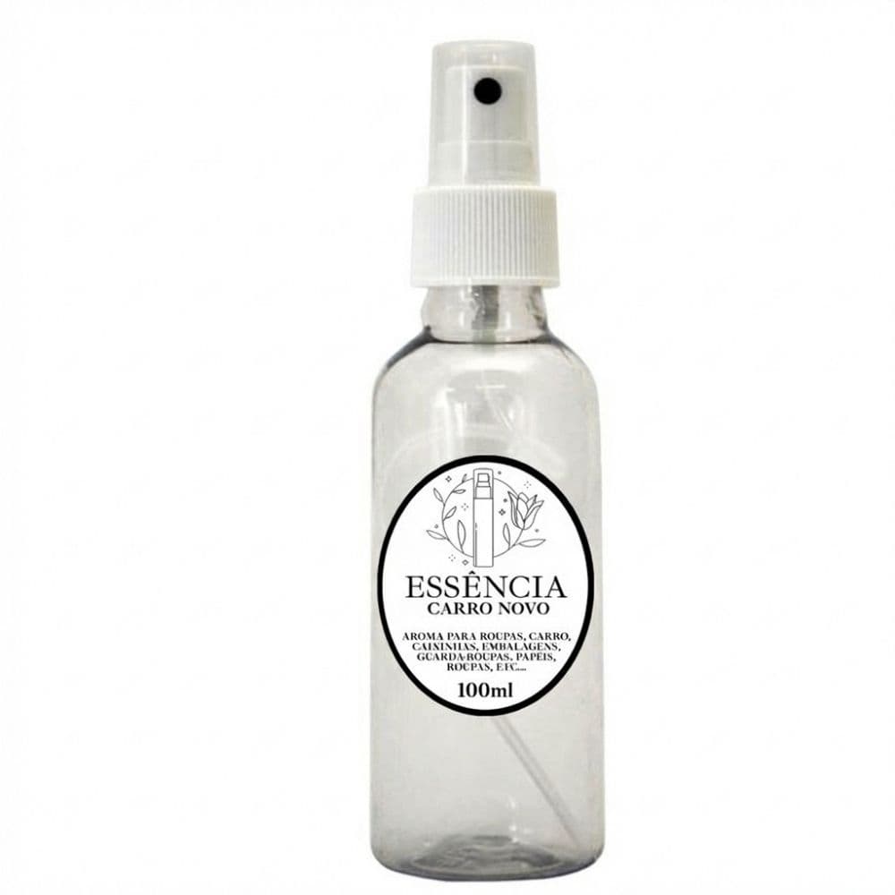 Essência Carro Novo Spray 100ml Aromatizador Roupas Carro Mochilas Malas Capacetes Embalagens Tecido