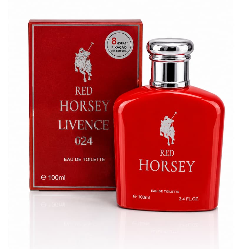 Perfume Masculino Importado Contratipo Polo Half Red Horsey Promoção Bombastica - 100 ml Presente