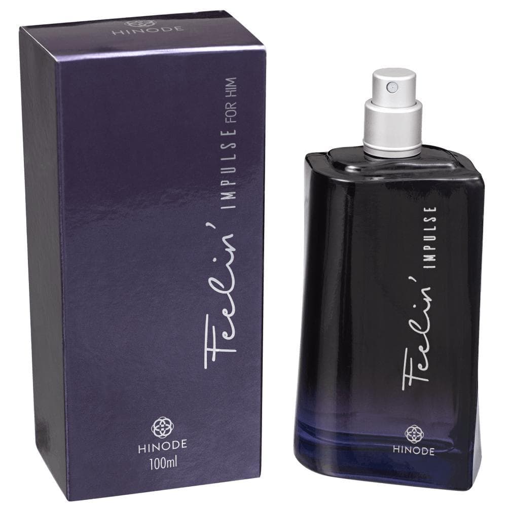QUEIMA DE ESTOQUE | Perfume Feelin Impulse For Him Hinode Masculino | Original Alta Fixação | Aroma Marcante