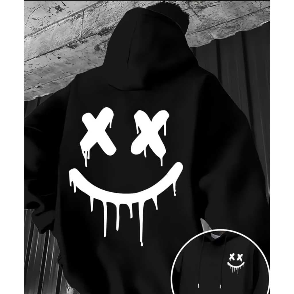 Moletom Feminino E Masculino Smile Flanelado do P ao GG Sorriso StreetWear Casaco Quentinho