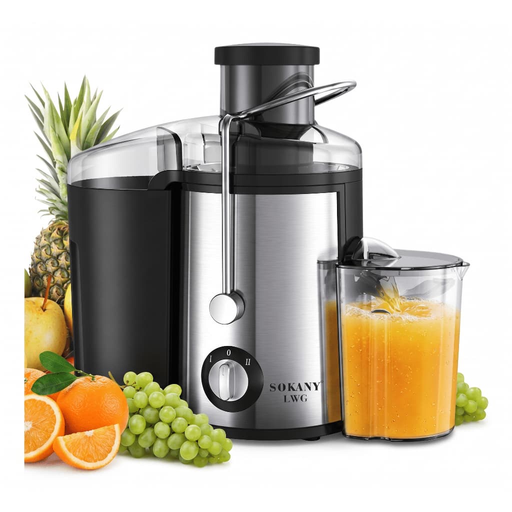 Centrífuga Alimentos Elétrica Juicer Suco Frutas 800w Inox