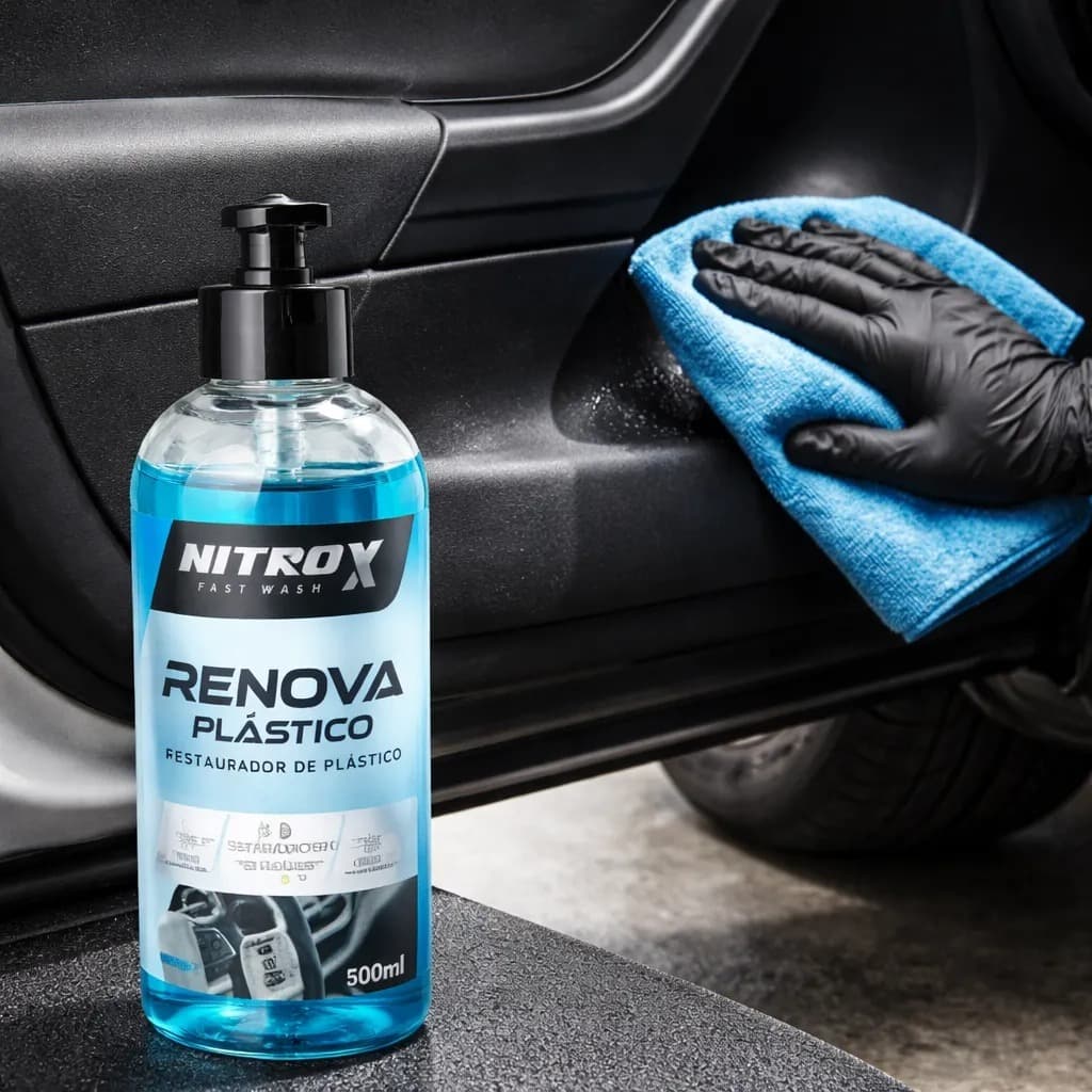 Nitro - Renova Plásticos Restaura e Protege partes plásticas em geral